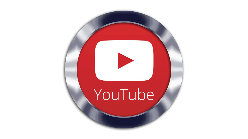 Sie sehen das Logo von YouTube.