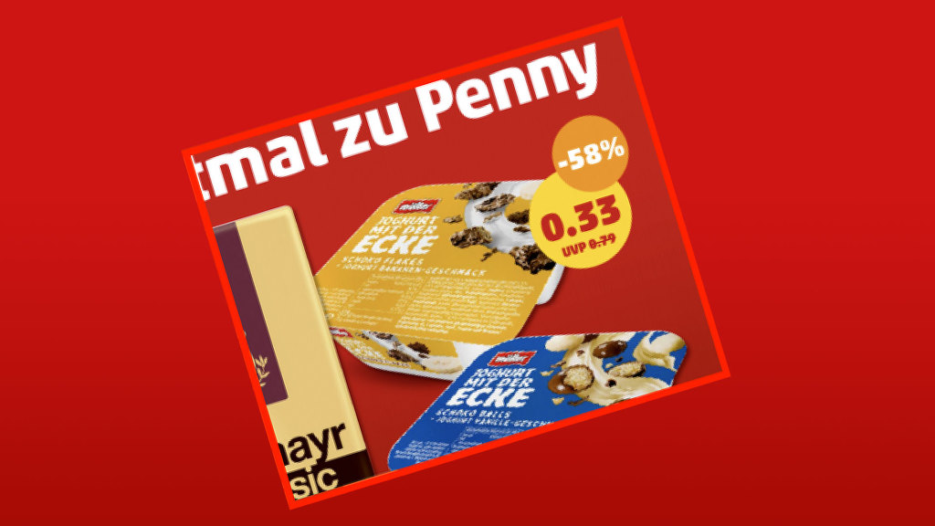Sie sehen einen Ausschnitt aus einem Prospekt von Penny.