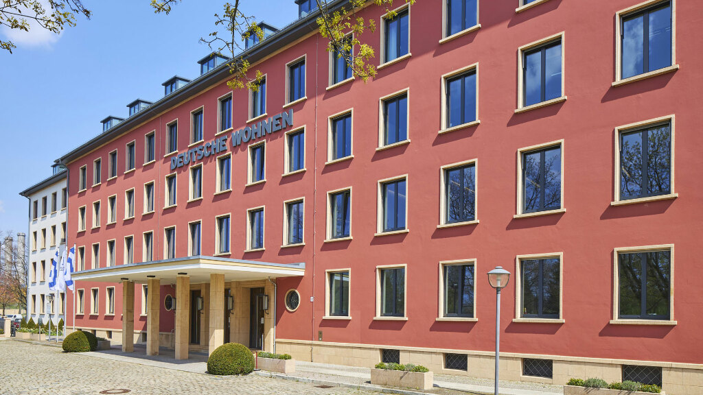 Sie sehen den Hauptsitz der Deutsche Wohnen SE in Berlin.