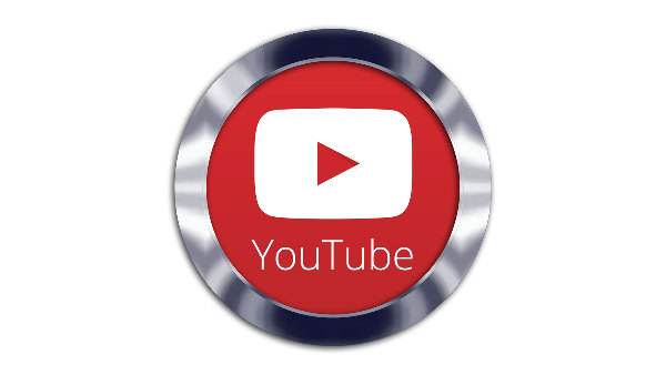 Sie sehen das Logo von YouTube.