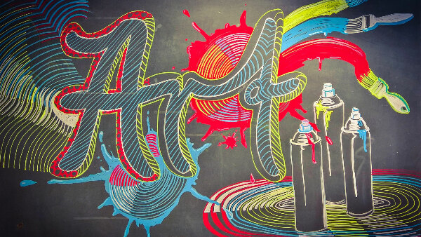 Sie sehen ein Streetart.