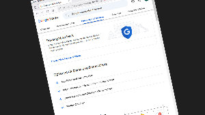 Sie sehen ein Browserfenster mit einem Einstellungsdialog von Google.
