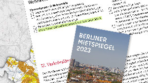 Sie sehen einen Auszug aus der Broschüre zum Berliner Mietspiegel 2023.