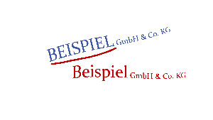 Sie sehen einen Beispielnamen für eine Firma, in dem die Großenbuchstaben gestrichen und durch Kleinbuchstaben ersetzt wurden.